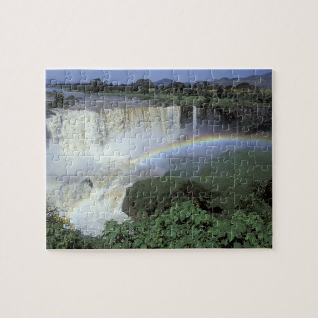 Africa, Ethiopia, Blue Nile River, Cataract. 2 Jigsaw Puzzle (Horizontal)