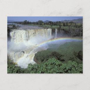 Africa, Ethiopia, Blue Nile River, Cataract. 2 Postcard