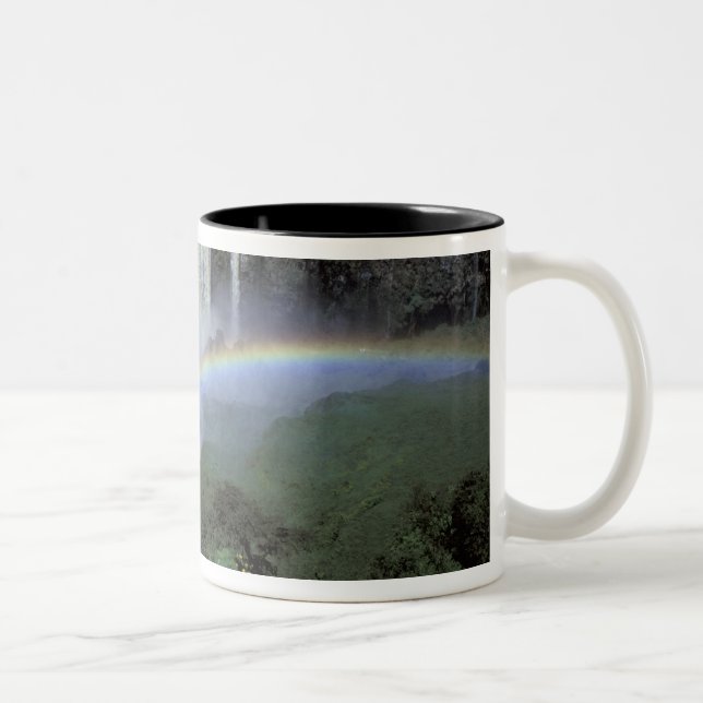 Africa, Ethiopia, Blue Nile River, Cataract. 2 Two-Tone Coffee Mug (Right)