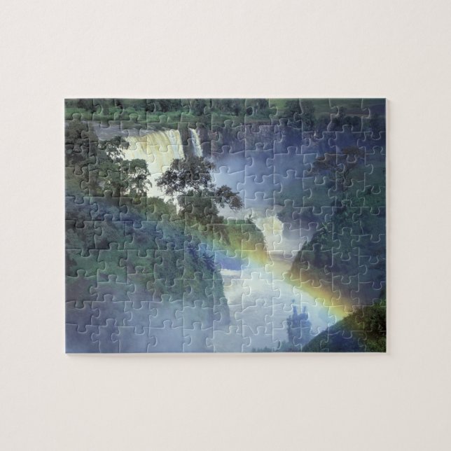 Africa, Ethiopia, Blue Nile River, Cataract. Jigsaw Puzzle (Horizontal)