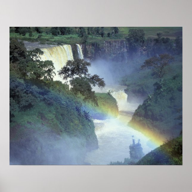 Africa, Ethiopia, Blue Nile River, Cataract. Poster (Front)