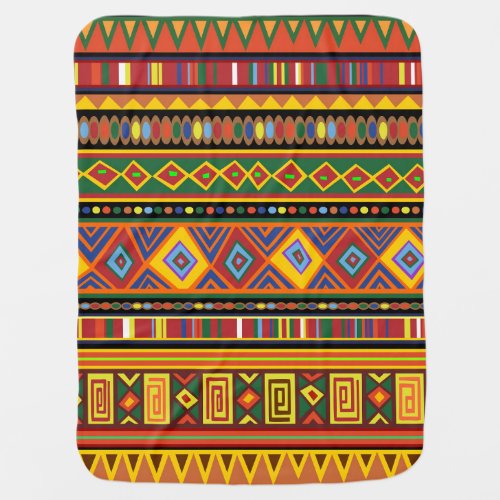 Africa Ethnic Art Pattern  Baby Blanket
