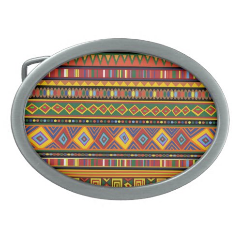 Africa Ethnic Art Pattern  Belt Buckle