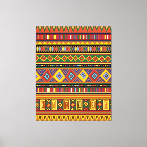 Africa Ethnic Art Pattern  Canvas Print