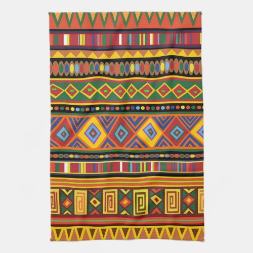 Africa Ethnic Art Pattern  Kitchen Towel