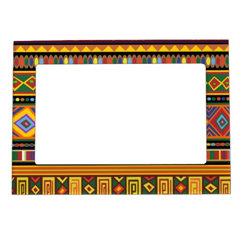 Africa Ethnic Art Pattern  Magnetic Frame
