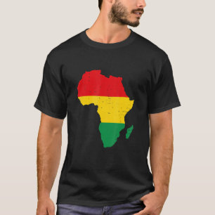 Africa Flag Black History Month Black Pride Africa T-Shirt