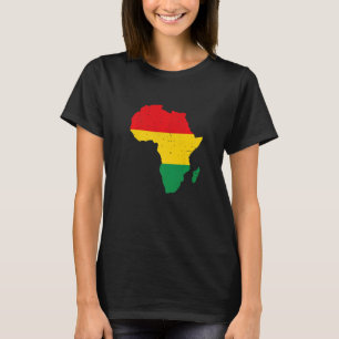 Africa Flag Black History Month Black Pride Africa T-Shirt