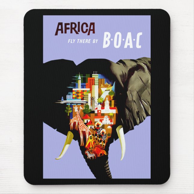 Africa ~ Fly There Mouse Pad (Front)
