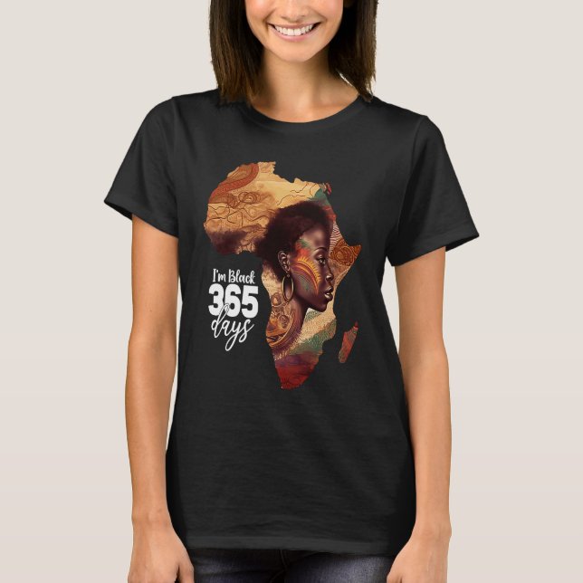 Africa For Women Black History Month Africa   3 T-Shirt (Front)