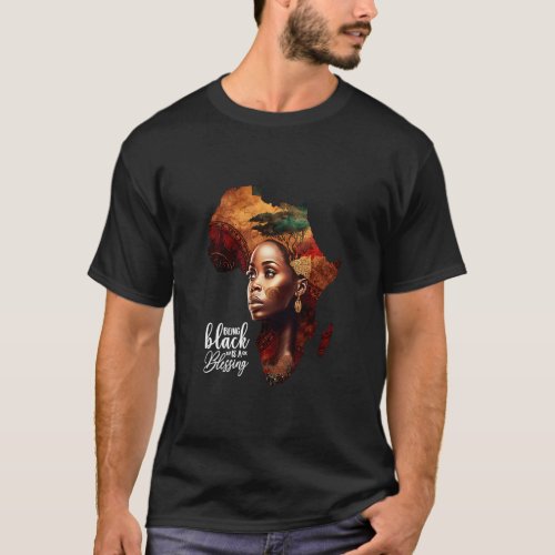 Africa For Women Black History Month Africa  T_Shirt
