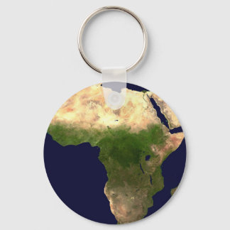 Africa From Space Keychain