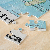 Africa Geography Map: A Jigsaw Puzzle (Side)