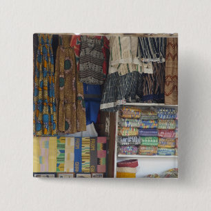 Africa, Ghana, Accra. Accra Textile & Handicraft Button