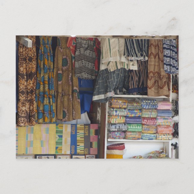 Africa, Ghana, Accra. Accra Textile & Handicraft Postcard (Front)