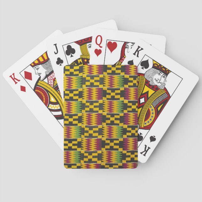 Africa, Ghana, Accra. National Museum, regarded 2 Poker Cards (Back)