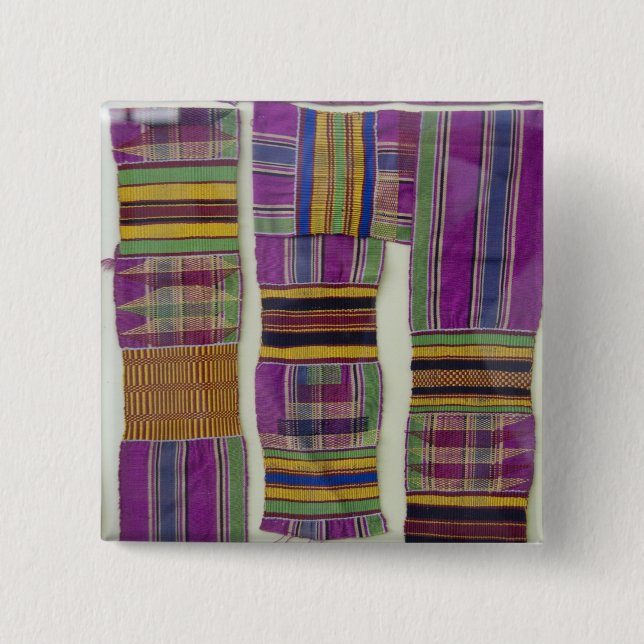 Africa, Ghana, Accra. National Museum, regarded Button (Front)