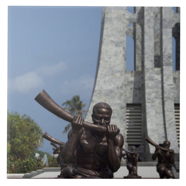 Africa, Ghana, Accra. Nkrumah Mausoleum, final 2 Tile (Front)