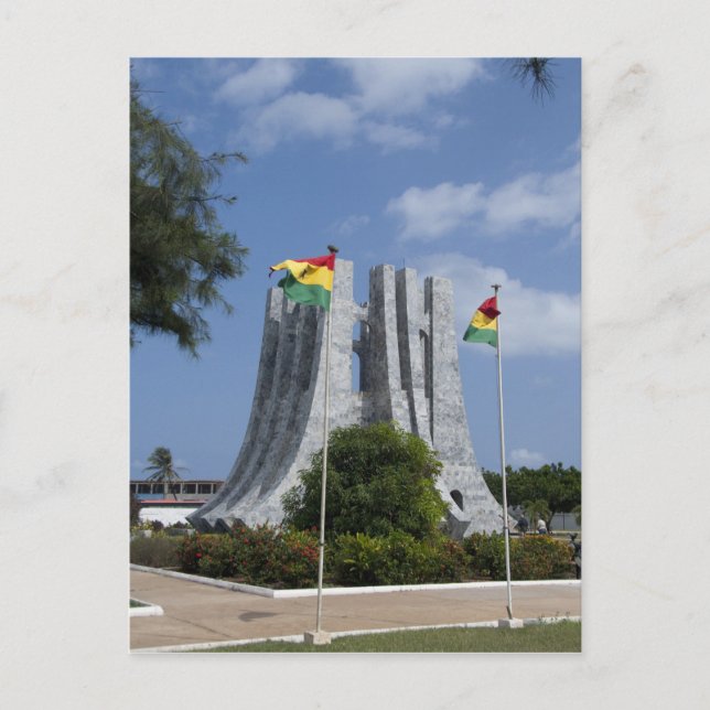Africa, Ghana, Accra. Nkrumah Mausoleum, final 3 Postcard (Front)