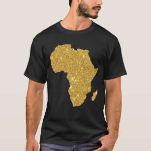 Africa Gold Map T-Shirt