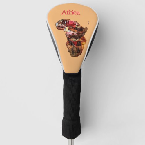 Africa Golf Head Cover