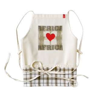 Africa Heart benefit project Zazzle HEART Apron