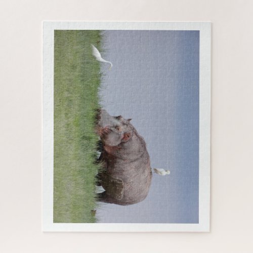 Africa _ Hippo Jigsaw Puzzle