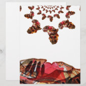 Africa in Motion: Kaleidoscope Map Design (Front/Back)