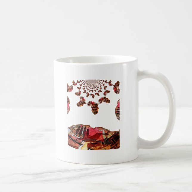  Africa in Motion: Kaleidoscope Map Design Coffee Mug (Right)