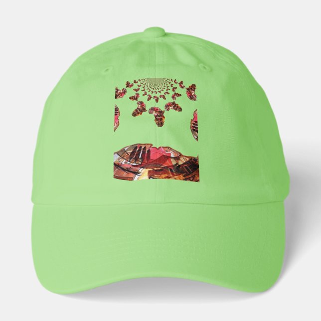  Africa in Motion: Kaleidoscope Map Design Hat (Front)