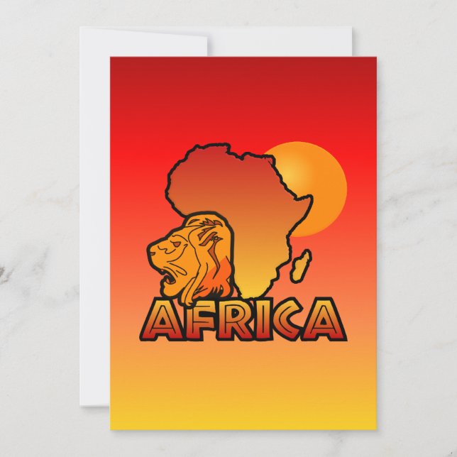 Africa Invitations (Front)