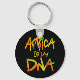 Africa is My Dna, Black History Keychain