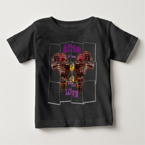 Africa is where I found Love Baby T_Shirt