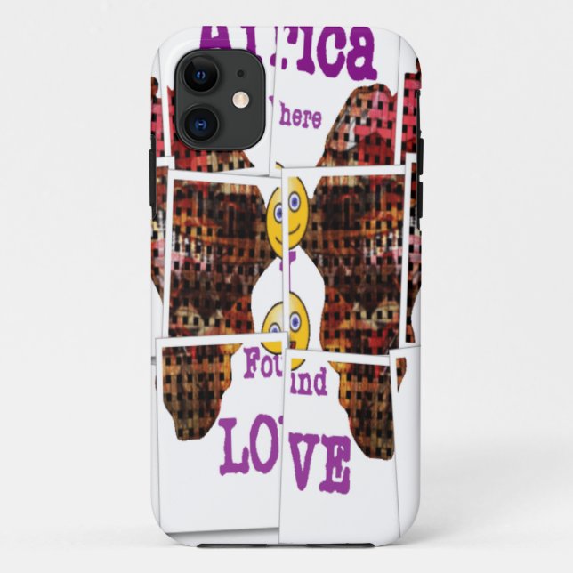 Africa is where I found Love Case-Mate iPhone Case (Back)