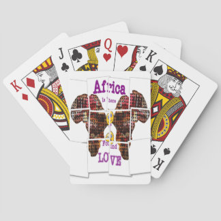 Africa is where I found Love Poker Cards