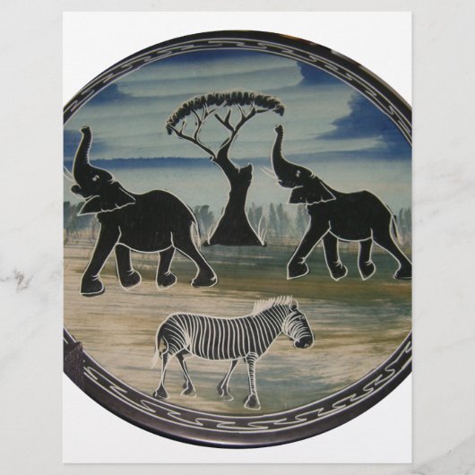 Africa Kenya Beautiful Elegant Wildlife (Front)