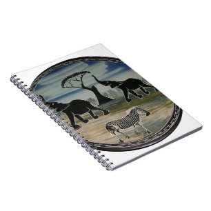 Africa Kenya Beautiful Elegant Wildlife Notebook