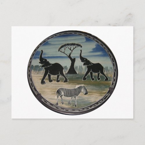 Africa Kenya Beautiful Elegant Wildlife Postcard