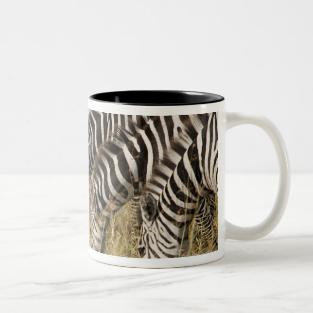 Africa, Kenya, Maasai Mara Two-Tone Coffee Mug (Right)