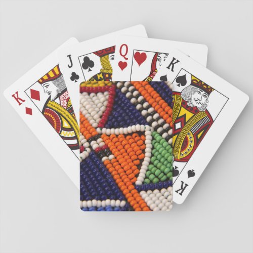 Africa Kenya Maasai Tribal Beads Poker Cards