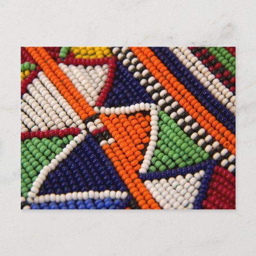 Africa Kenya Maasai Tribal Beads Postcard