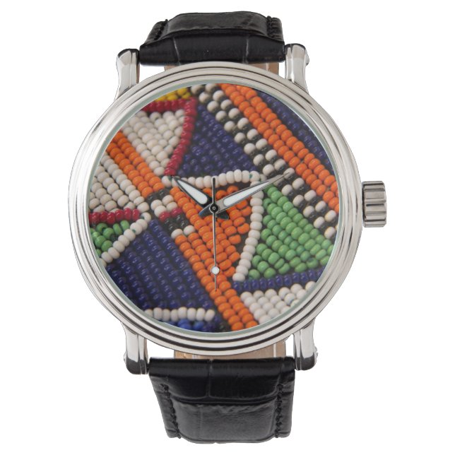 Africa, Kenya. Maasai Tribal Beads Watch (Front)