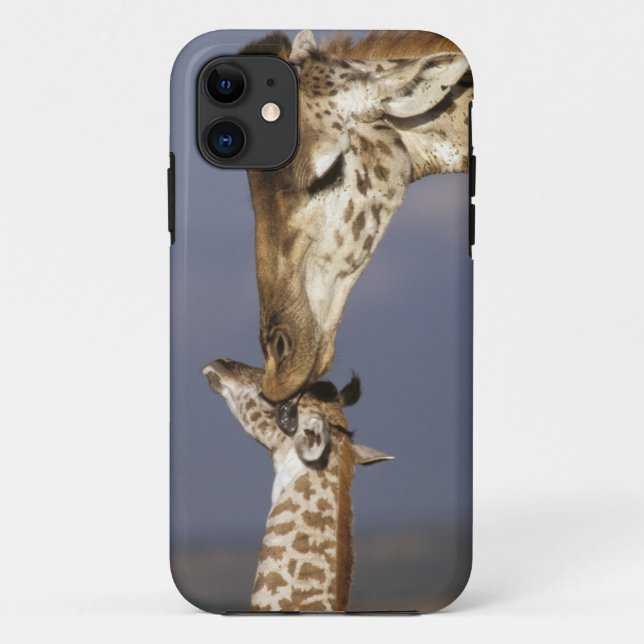 Africa, Kenya, Masai Mara. Giraffes (Giraffe Case-Mate iPhone Case (Back)