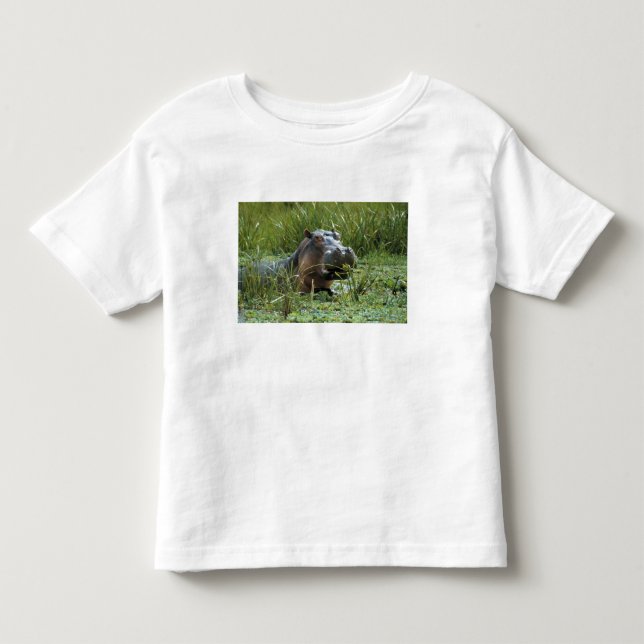 Africa, Kenya, Masai Mara NR. A mother hippo Toddler T-shirt (Front)
