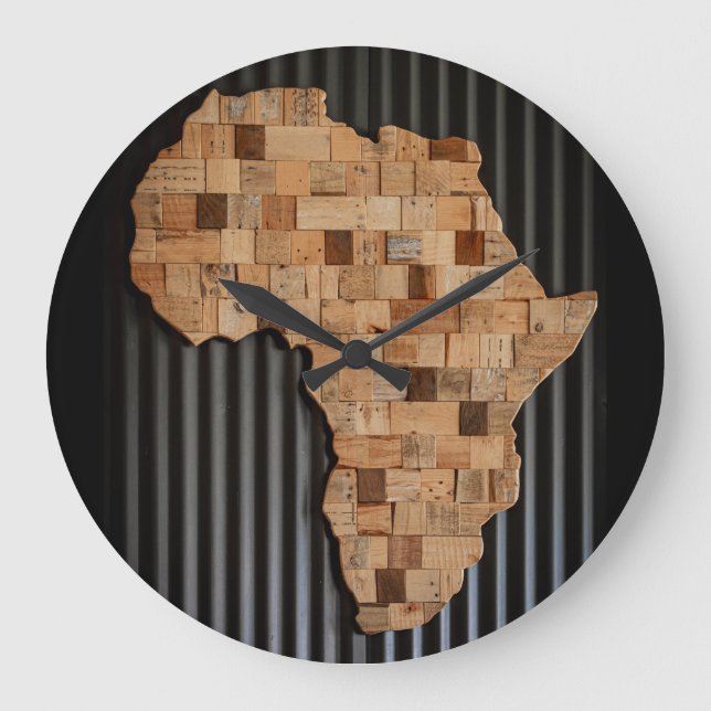 Africa Large Clock (Front)