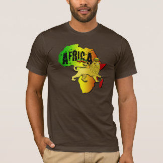 Africa Lion of Zion Lion Reggae T-Shirt