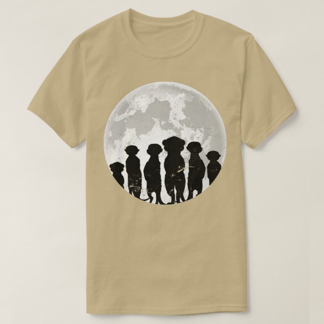 Africa Lover Gift Meerkat T-Shirt (Design Front)