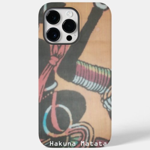 Africa Maasai Hakuna Matata Case_Mate iPhone 14 Pro Max Case