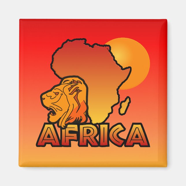 Africa magnet (Front)