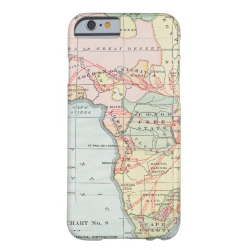 AFRICA MAP 1894 BARELY THERE iPhone 6 CASE
